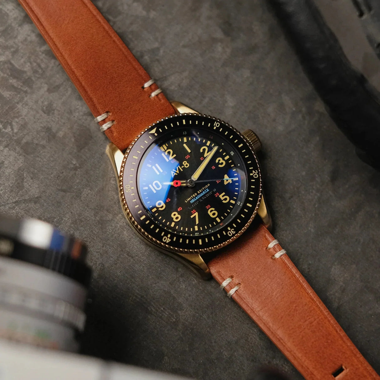 Analogue Watch - AVI-8 Flyboy Royal British Legion Falklands Black Watch AV-4099-RBL05