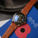 Analogue Watch - AVI-8 Flyboy Royal British Legion Falklands Black Watch AV-4099-RBL05