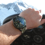 Analogue Watch - AVI-8 Flyboy Royal British Legion Falklands Green Watch AV-4099-RBL06