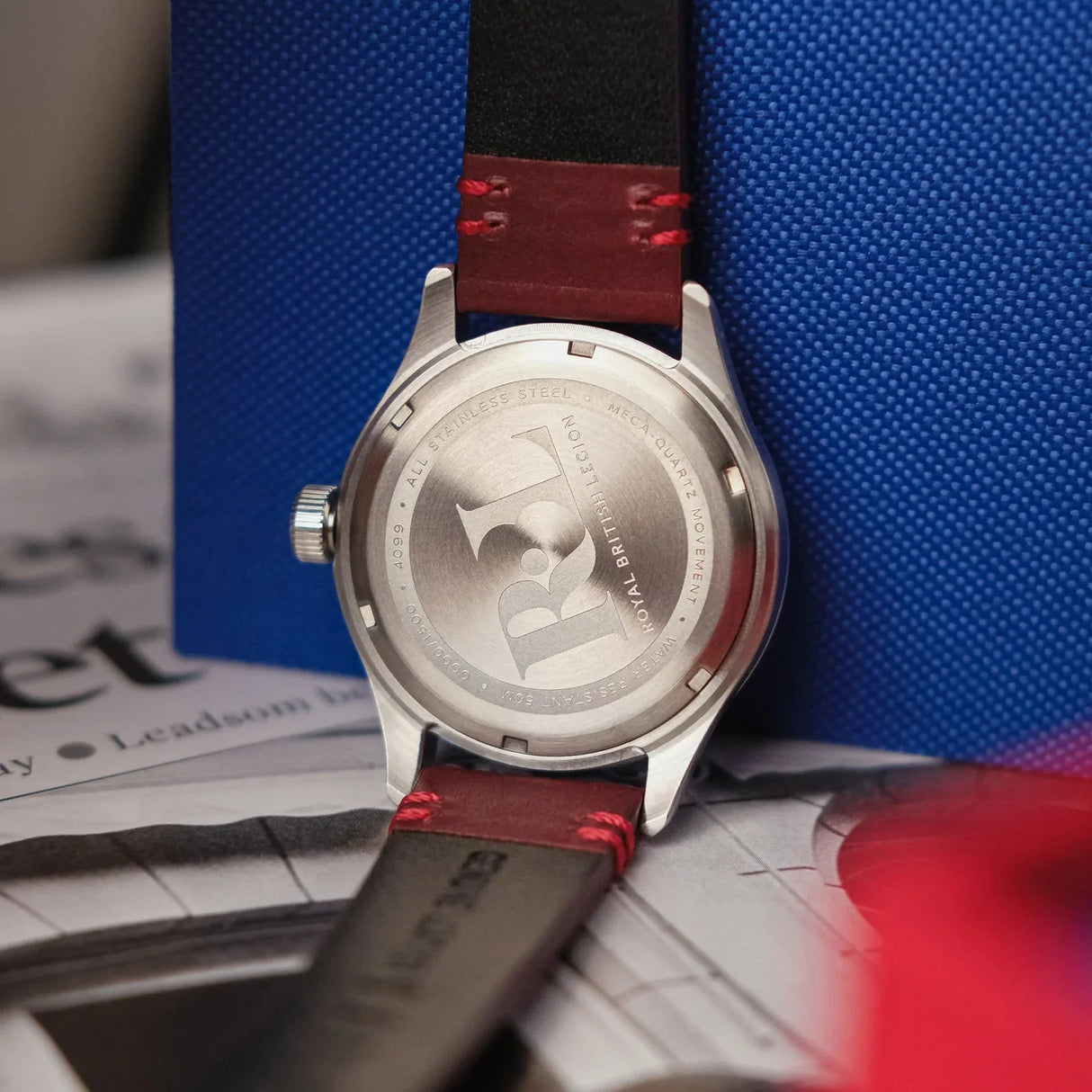 Analogue Watch - AVI-8 Flyboy Royal British Legion Falklands Red Watch AV-4099-RBL03