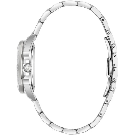 Analogue Watch - Bulova Marine Star Ladies Silver Watch 96R215