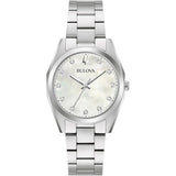 Analogue Watch - Bulova Surveyor Ladies Mother Of Pearl Watch 96P228
