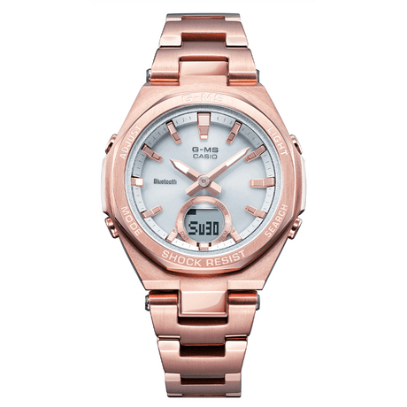 Analogue Watch - Casio Baby-G Ladies Rose Gold Watch MSG-B100DG-4AER