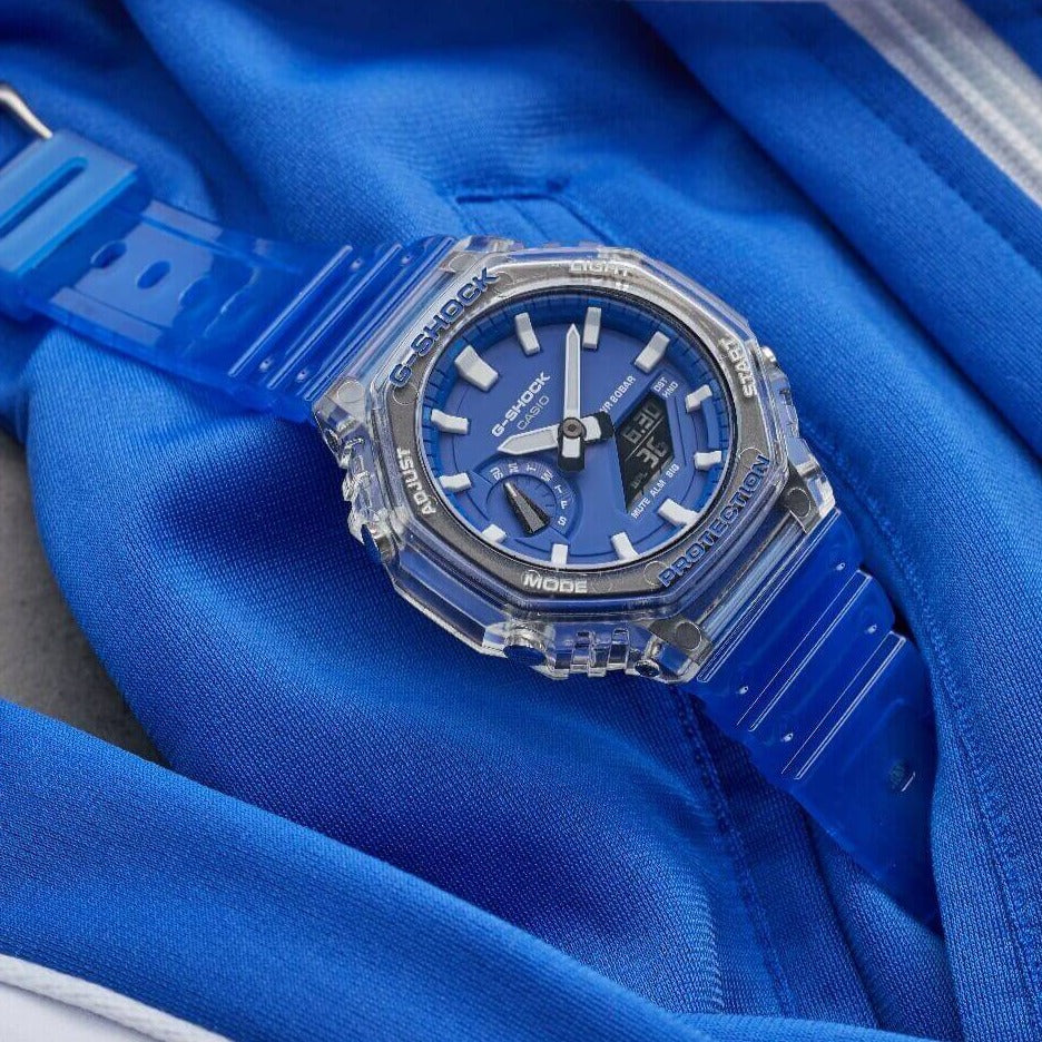 Analogue Watch - Casio G-Shock Hidden Coast Series Unisex Blue Watch GA-2100HC-2AER