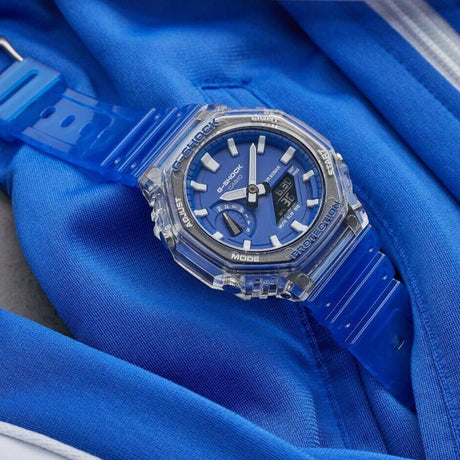 Analogue Watch - Casio G-Shock Hidden Coast Series Unisex Blue Watch GA-2100HC-2AER