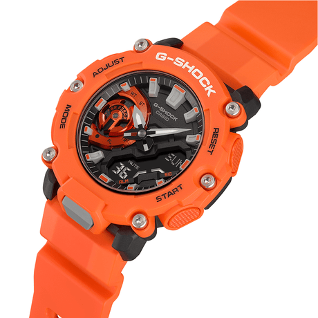 Analogue Watch - Casio G-Shock Men's Orange Watch GA-2200M-4AER