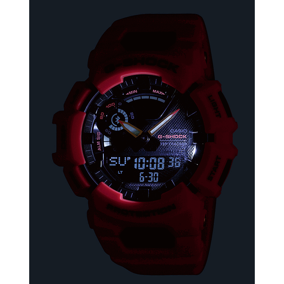 Analogue Watch - Casio G-Shock Men's Pink Watch GBA-900-4AER