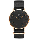 Analogue Watch - Daniel Wellington Classic 40 Cornwall  Men's Black Watch DW00600148