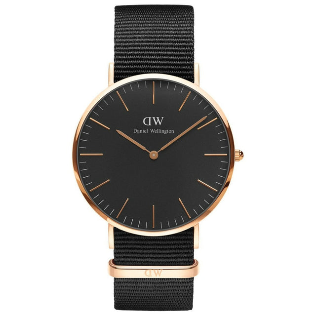 Analogue Watch - Daniel Wellington Classic 40 Cornwall  Men's Black Watch DW00600148