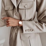 Analogue Watch - Daniel Wellington Iconic Link Ladies Rose Gold Watch DW00600211
