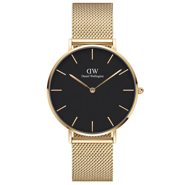 Analogue Watch - Daniel Wellington Ladies Petite Evergold Watch DW00100345