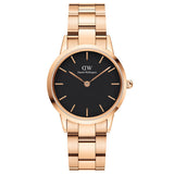 Analogue Watch - Daniel Wellington Ladies Rose Gold Iconinc Link Watch DW00100212