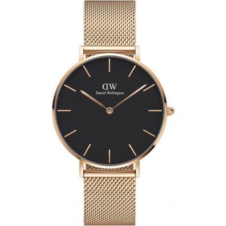 Analogue Watch - Daniel Wellington Petite Melrose Ladies Rose Gold Watch DW00600303