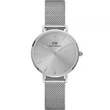 Analogue Watch - Daniel Wellington Ladies Silver Petite Unitone Watch DW00100464