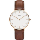 Analogue Watch - Daniel Wellington Men's Brown Classic ST Mawes Watch DW00100035