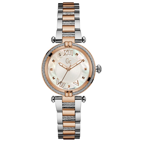 Analogue Watch - GC CableChic Ladies Two-Tone Watch Y18002L1