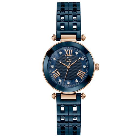 Analogue Watch - GC PrimeChic Ladies Blue Watch Y66005L7MF