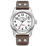 Analogue Watch - Rotary Commando Pilot Men's Brown Watch GS05470/18