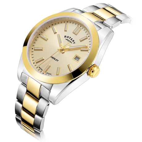 Analogue Watch - Rotary Henley Ladies Gold Watch LB05181/03