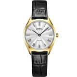 Analogue Watch - Rotary Ultra Slim Ladies Silver Watch LS08013/01