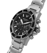 Emporio Armani Men's Diver Watch Chronograph Steel AR11360