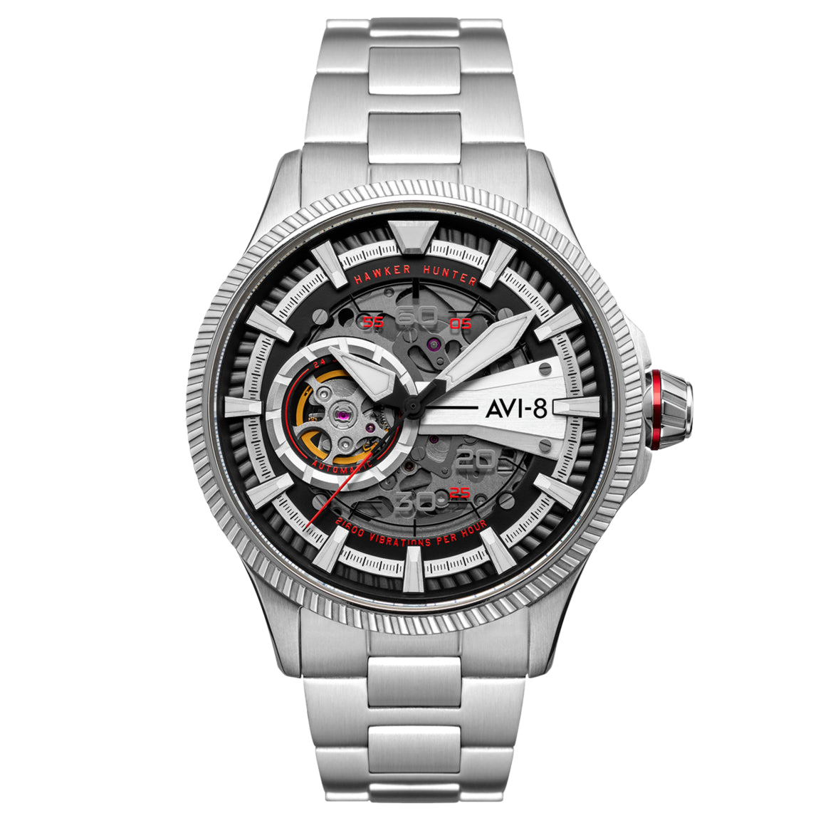 Automatic Watch - AVI-8 Men's Diables Rouges Hawker Hunter Avon Watch AV-4078-22