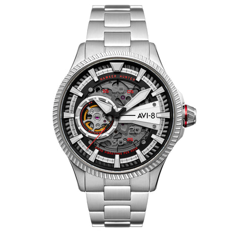 Automatic Watch - AVI-8 Men's Diables Rouges Hawker Hunter Avon Watch AV-4078-22
