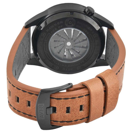 Chronograph Watch - AVI-8 Black Insignia Yellow Hawker Harrier II Chronograph Watch AV-4070-04