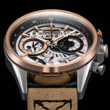Chronograph Watch - AVI-8 Burnt Gold Brown Hawker Harrier Chronograph Watch AV-4065-02