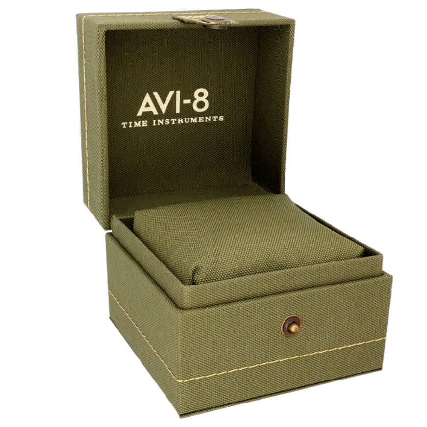 Chronograph Watch - AVI-8 Charcoal Green Hawker Hunter Chronograph Watch AV-4064-02