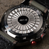 Chronograph Watch - AVI-8 Gunmetal Dark Earth Hawker Harrier Chronograph Watch AV-4056-03