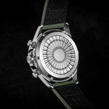 Chronograph Watch - AVI-8 Ivory Steel Hawker Harrier Chronograph Watch AV-4065-01