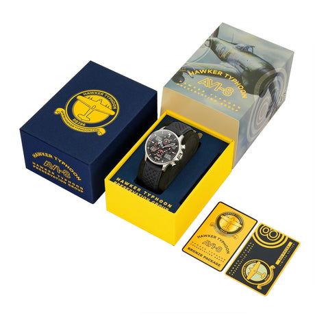 Chronograph Watch - AVI-8 Leska Hawker Typhoon RB396 Sheila Chronograph Watch AV-4093-01