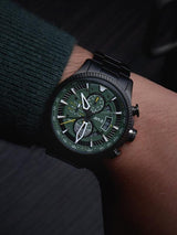 Chronograph Watch - AVI-8 Men's Black Hawker Hunter Chronograph Watch AV-4064-11