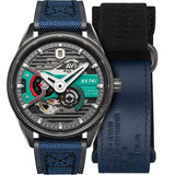 Chronograph Watch - AVI-8 Men's Blue Hawker Harrier Automatic Watch AV-4074-XV741