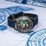 Chronograph Watch - AVI-8 Men's Blue Hawker Harrier Automatic Watch AV-4074-XV741