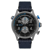Chronograph Watch - AVI-8 Men's Blue Hawker Hunter Chronograph Watch AV-4080-02