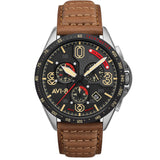 Chronograph Watch - AVI-8 Men's Brown P-51 Mustang Chronograph Watch AV-4077-02