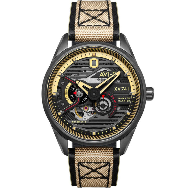 Chronograph Watch - AVI-8 Men's Green Hawker Harrier Automatic Watch AV-4074-02