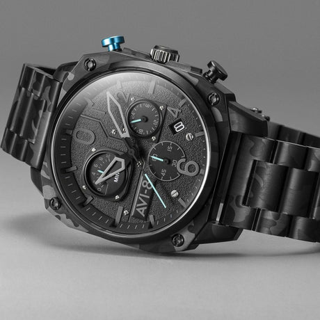 Chronograph Watch - AVI-8 Men's Night Camo Hawker Hunter Watch AV-4052-11