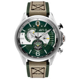 Chronograph Watch - AVI-8 Sand Military Green Hawker Harrier Chronograph Watch AV-4056-02