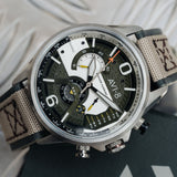 Chronograph Watch - AVI-8 Sand Military Green Hawker Harrier Chronograph Watch AV-4056-02