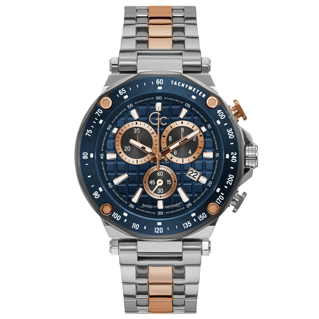 Chronograph Watch - GC Spirit Sport Men's Two-Tone Watch Y81003G7MF