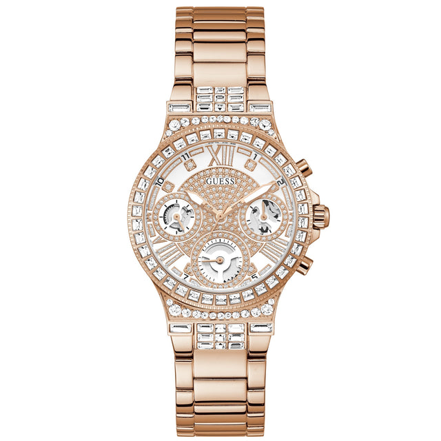 Chronograph Watch - Guess GW0320L3 Ladies Moonlight Rose Gold Watch