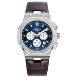 Chronograph Watch - Rotary Regent Chrono Men's Blue Watch GS05450/05