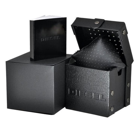 Diesel Men's Chronograph Watch Little Daddy White Brown - Designer Watch Store