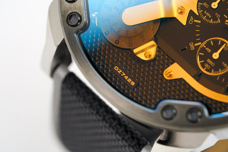 Diesel Men's Chronograph Watch Mr Daddy 2.0 Black DZ7429 - Designer Watch Store