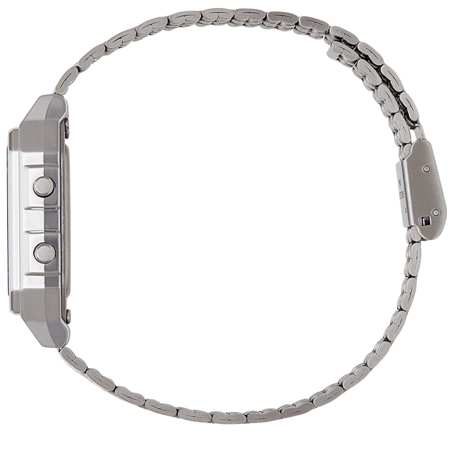 Digital Watch - Casio Collection Unisex Silver Watch A500WEA-1EF