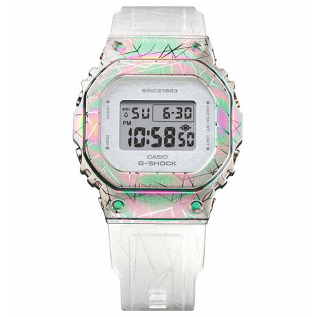 Digital Watch - Casio G-Shock 40th Anniversary Adventurer's Stone Ladies White Watch GM-S5640GEM-7ER