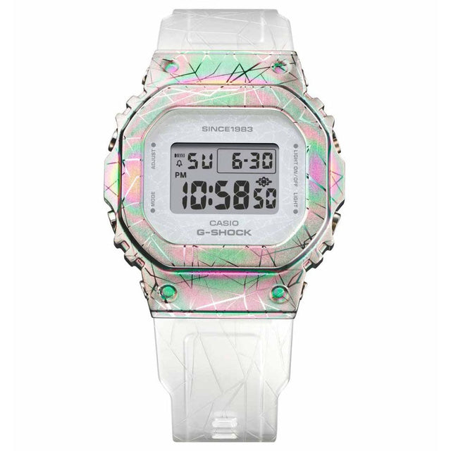 Digital Watch - Casio G-Shock 40th Anniversary Adventurer's Stone Ladies White Watch GM-S5640GEM-7ER